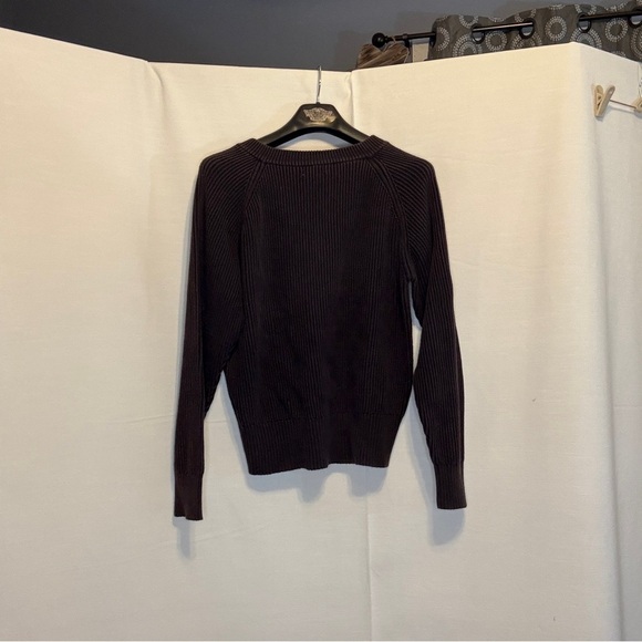Umgee Women's Brown Lace-Up Sweater - Picture 2 of 3